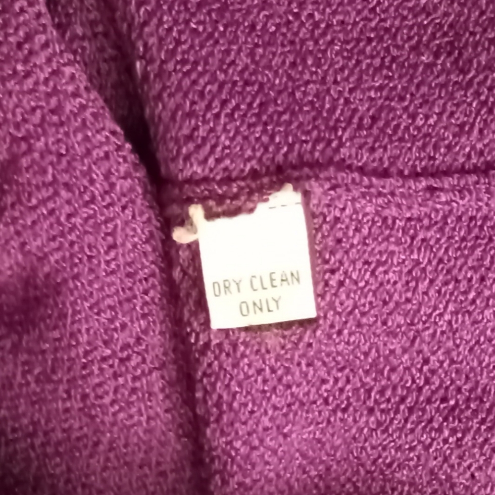 Purple and Black Vintage Sweater Dress by Adolfo New York for Neiman Marcus - Picture 7 of 7